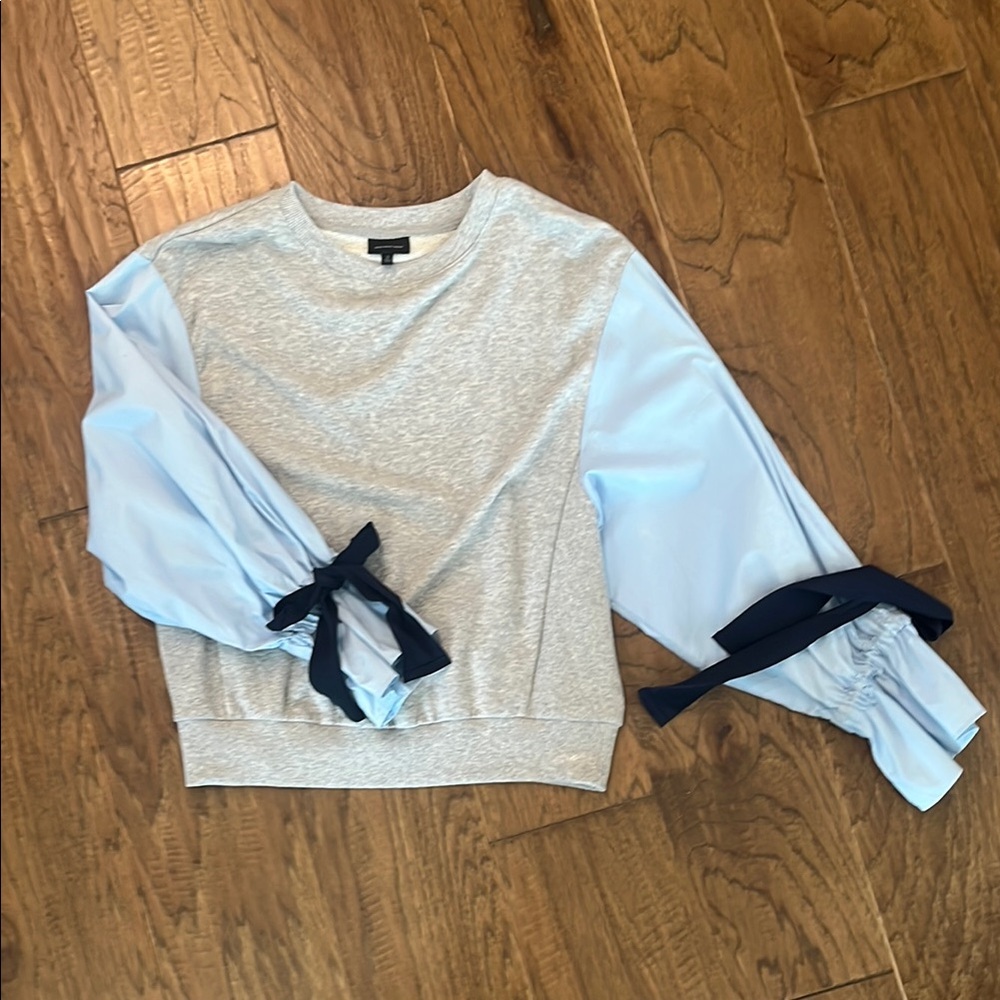 Who What Wear “Dressed Up” Gray Sweatshirt